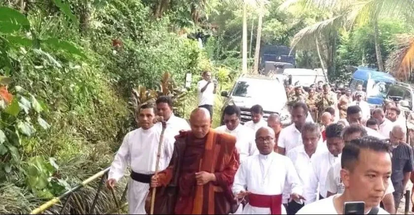La marche bouddhiste pour la paix au Sri Lanka attire un soutien interconfessionnel
